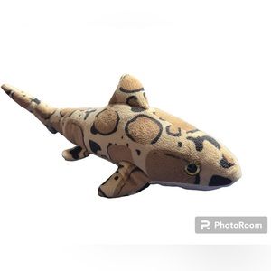 Leopard Shark stuffed animal, The Petting Zoo brand.